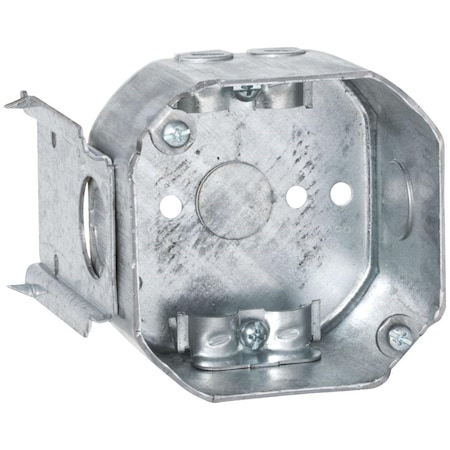 Southwire Electrical Box, 20 cu in, Octagon Box Type, Steel, Octagon Shape 54171-JBR-UPC